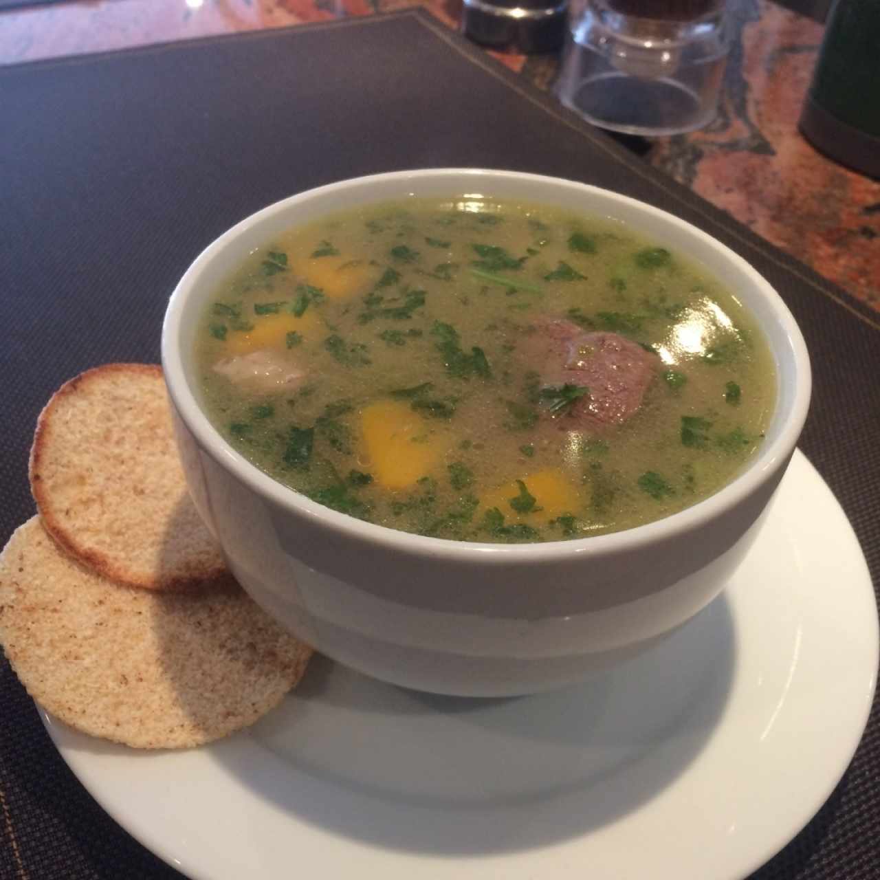 sopa de res