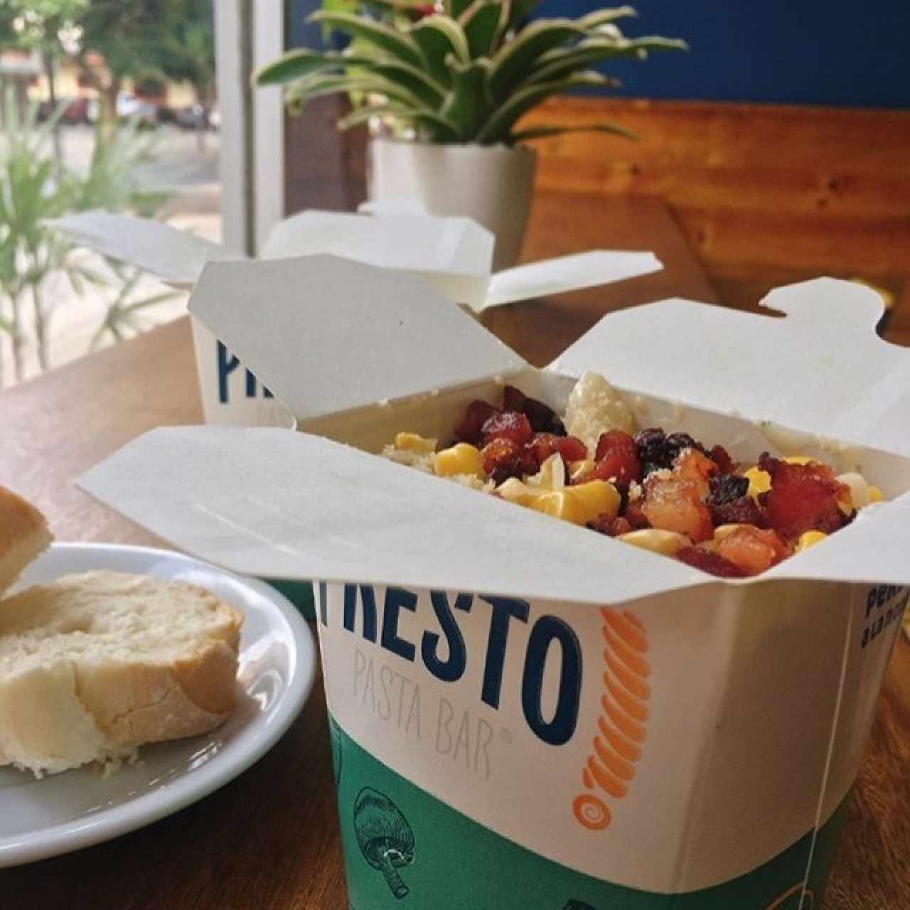 Pasta corta con tocimaiz