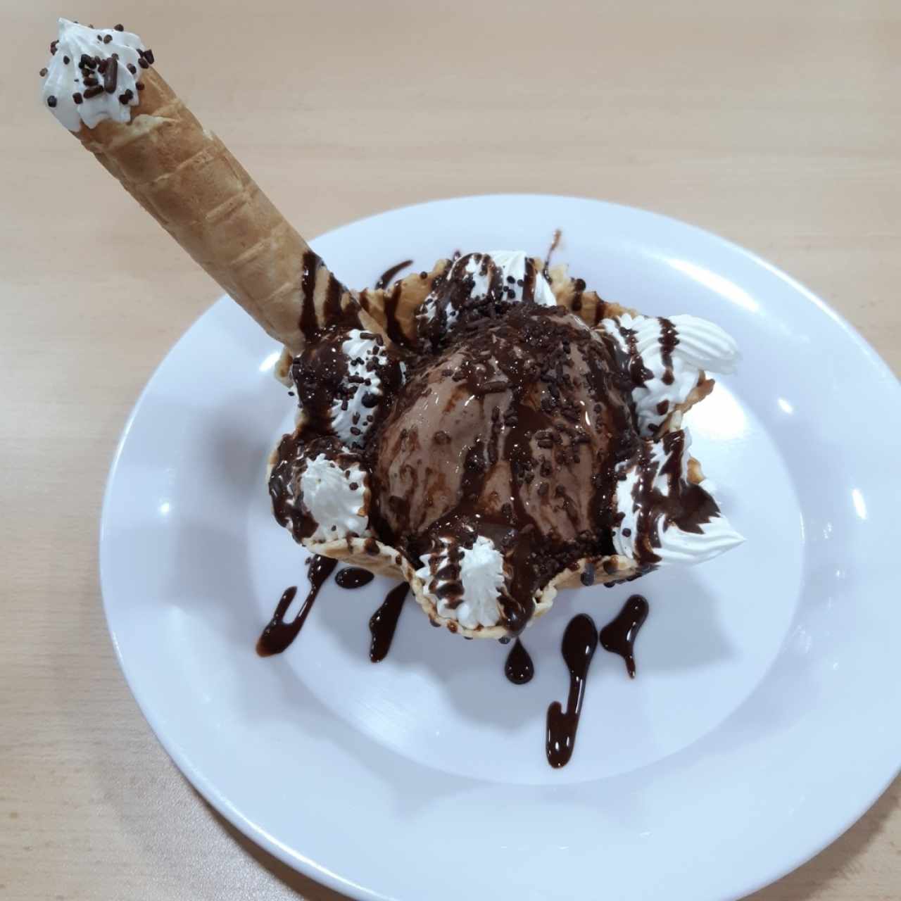 Porción de helado 