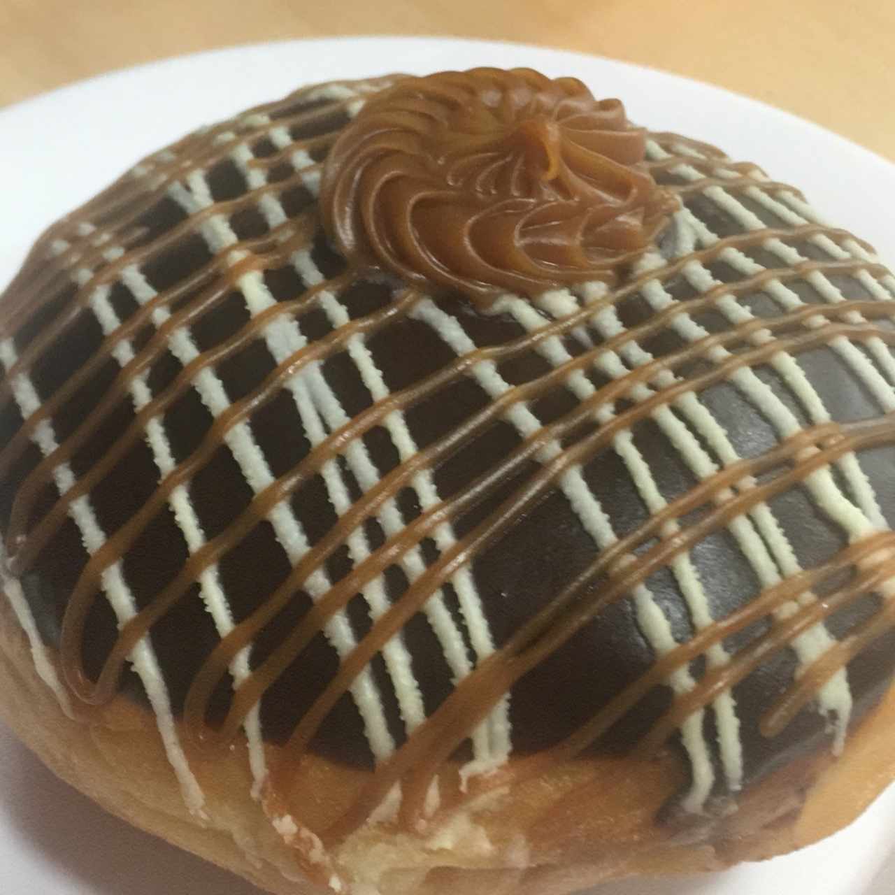 dona rellena dulce de leche