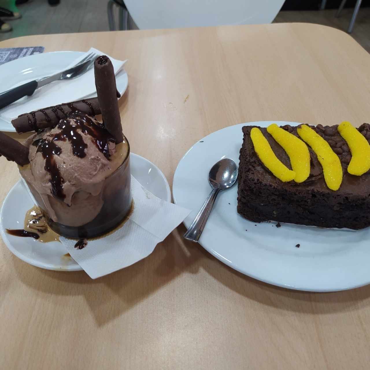 Affogato y Brownie 