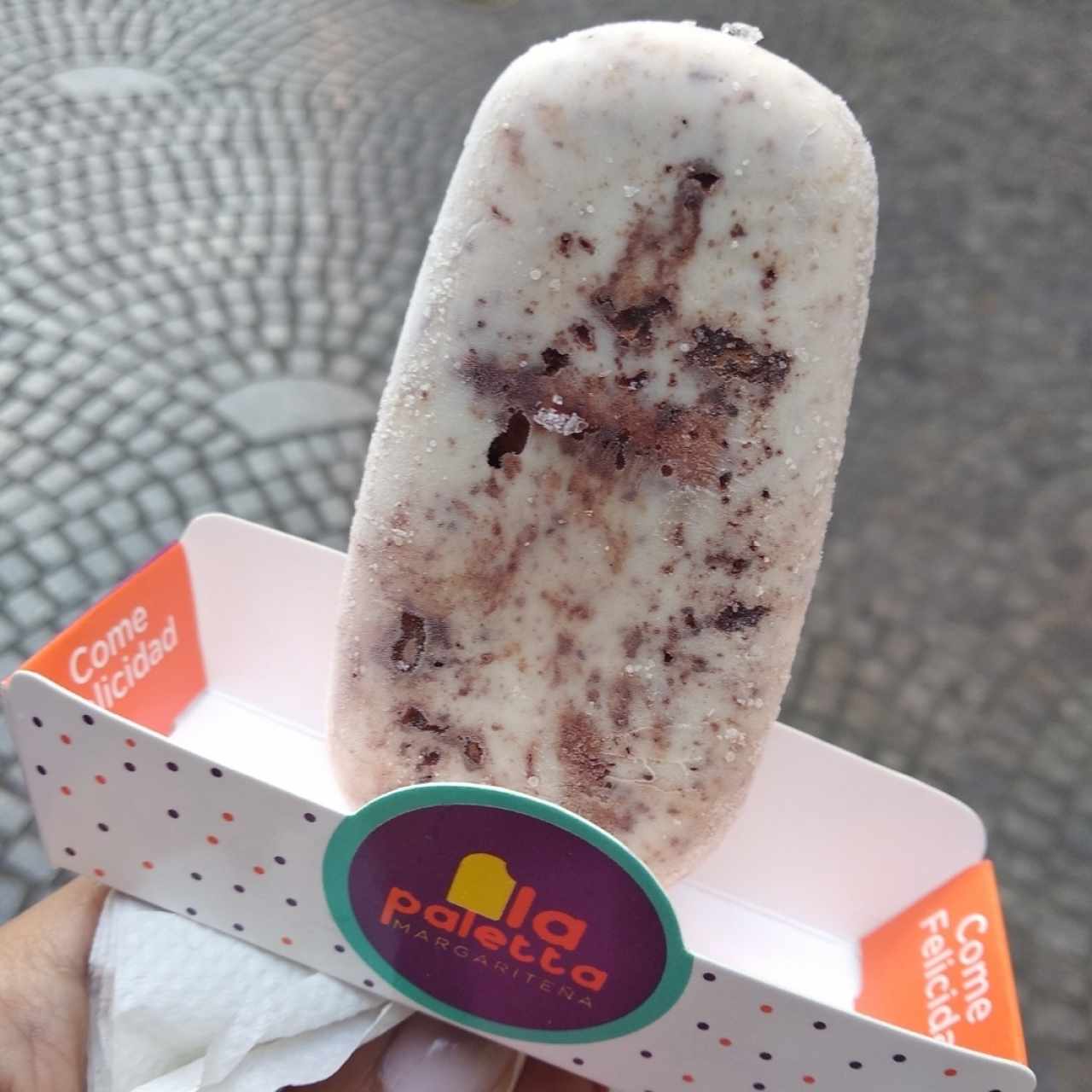 Paleta de tiramisú