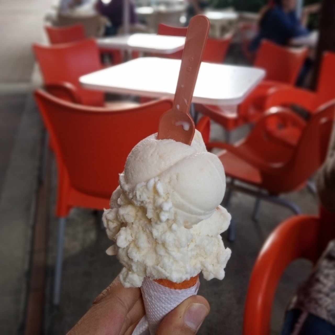 helado de alfajor 