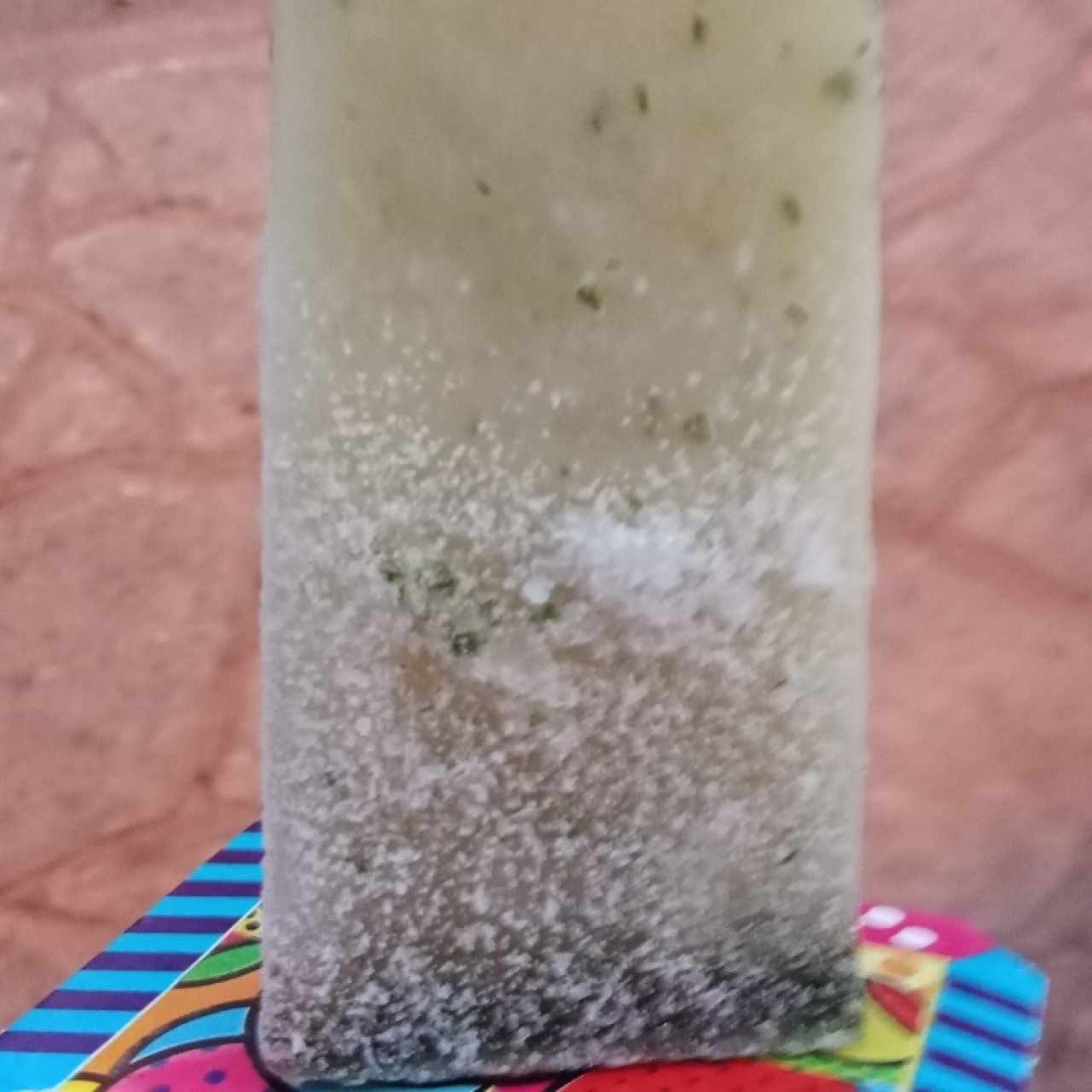Paleta de Limón con hierbabuena