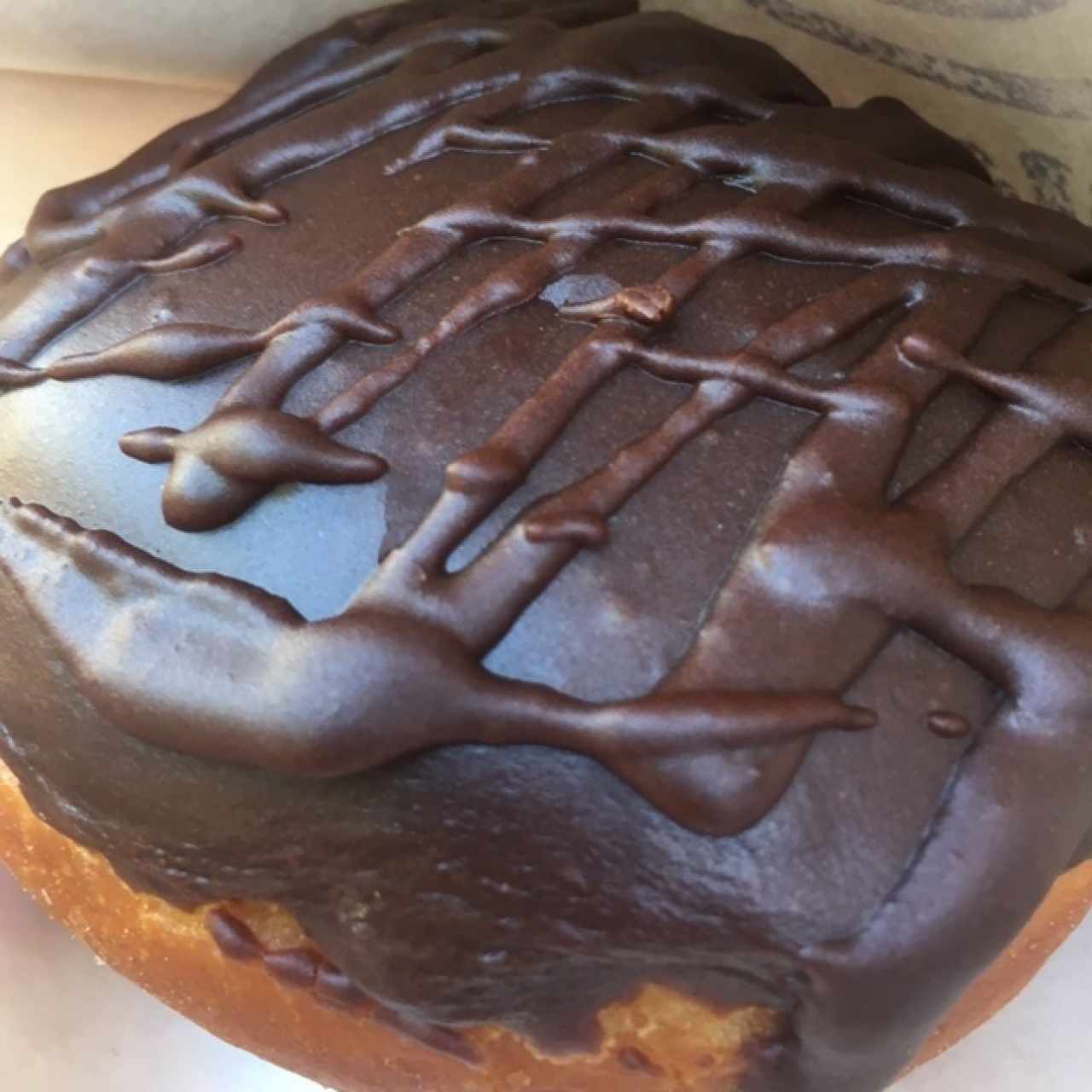 chocolate negro con crema pastelera 