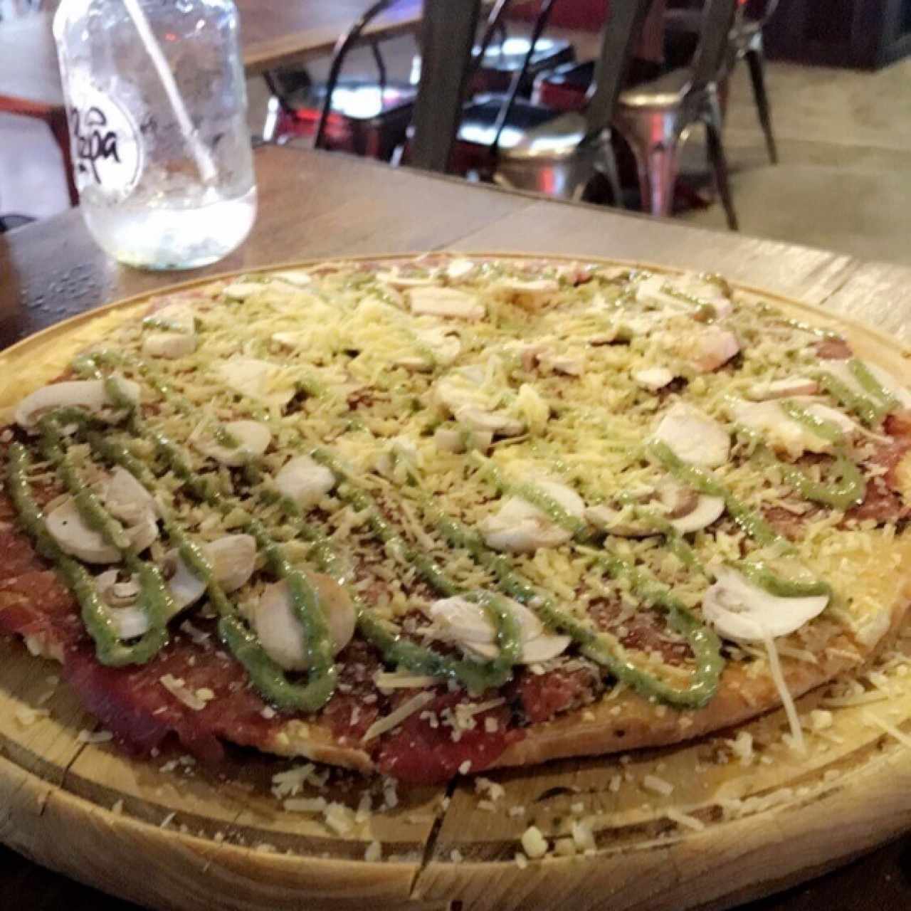 Focaccia de Carpaccio de Lomito