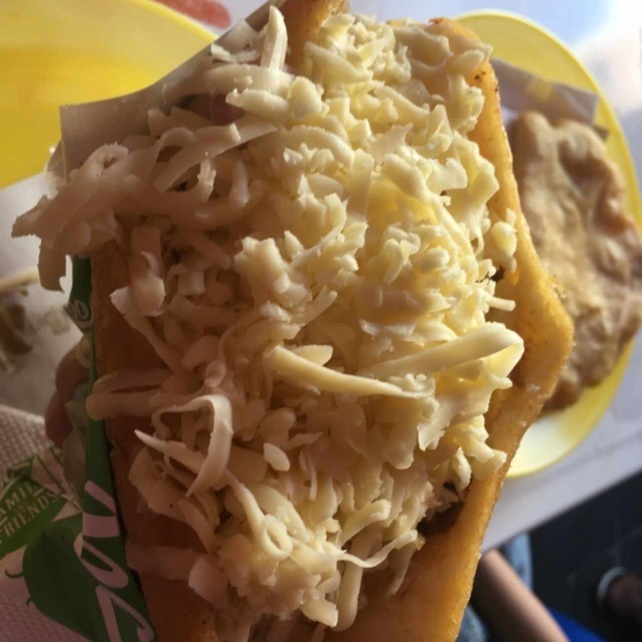 Operada con queso y asado negro (buena de mas) 