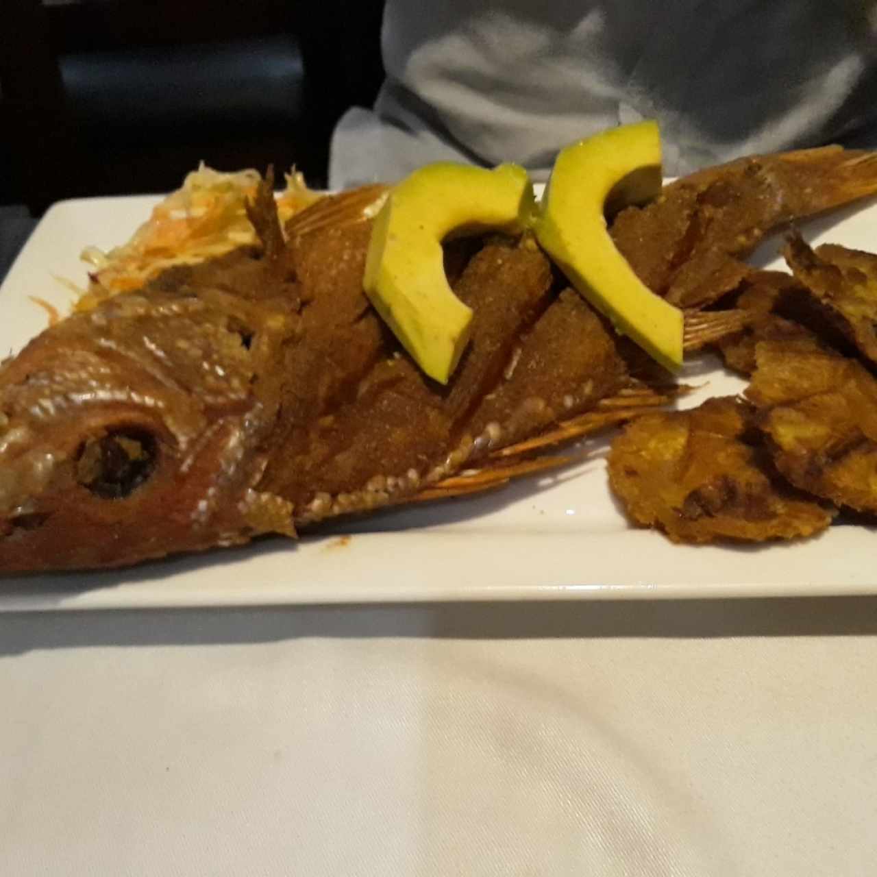 Pargo frito