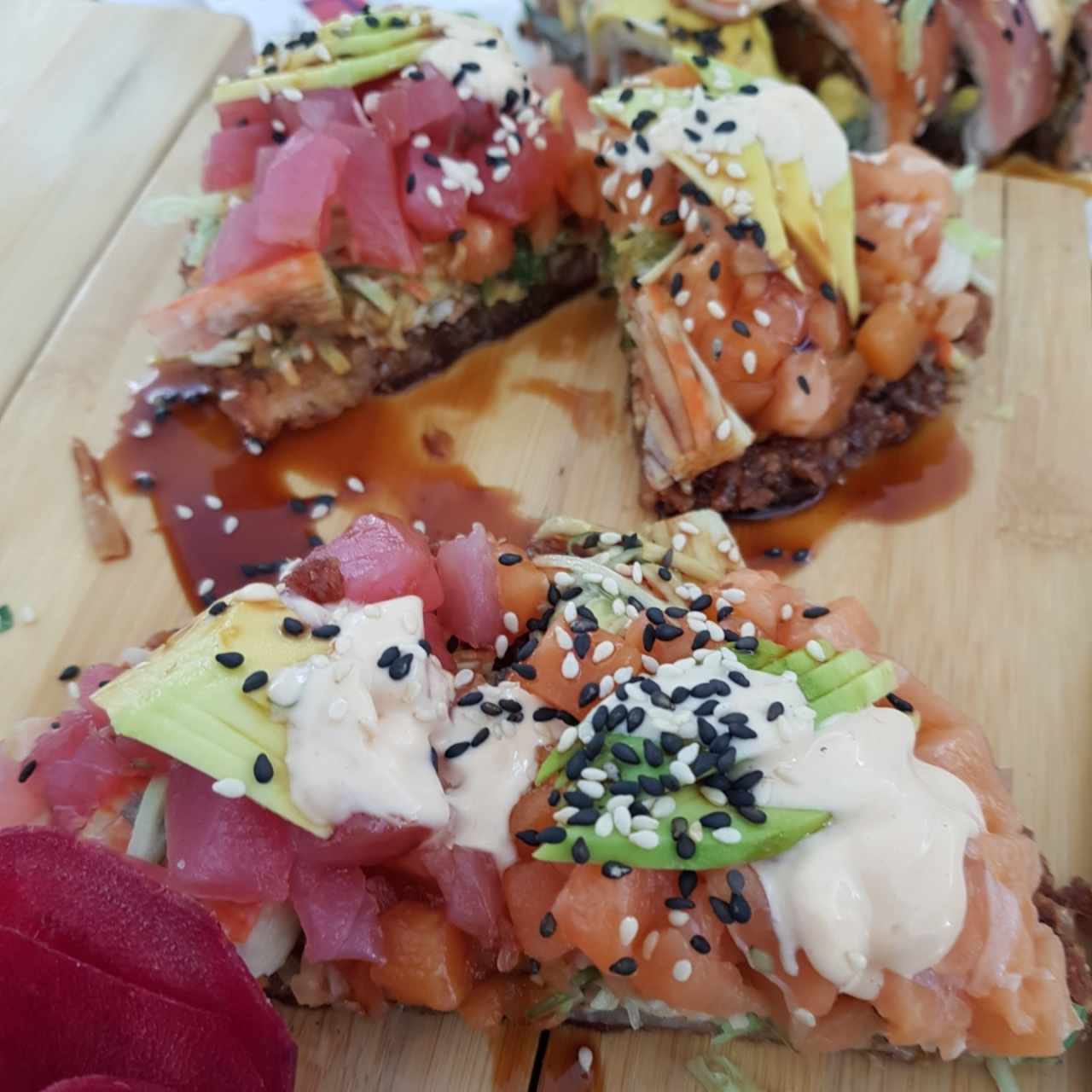sushi pizza