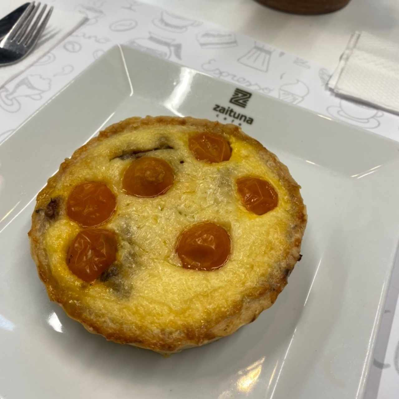 Quiche de Tomates Cherry