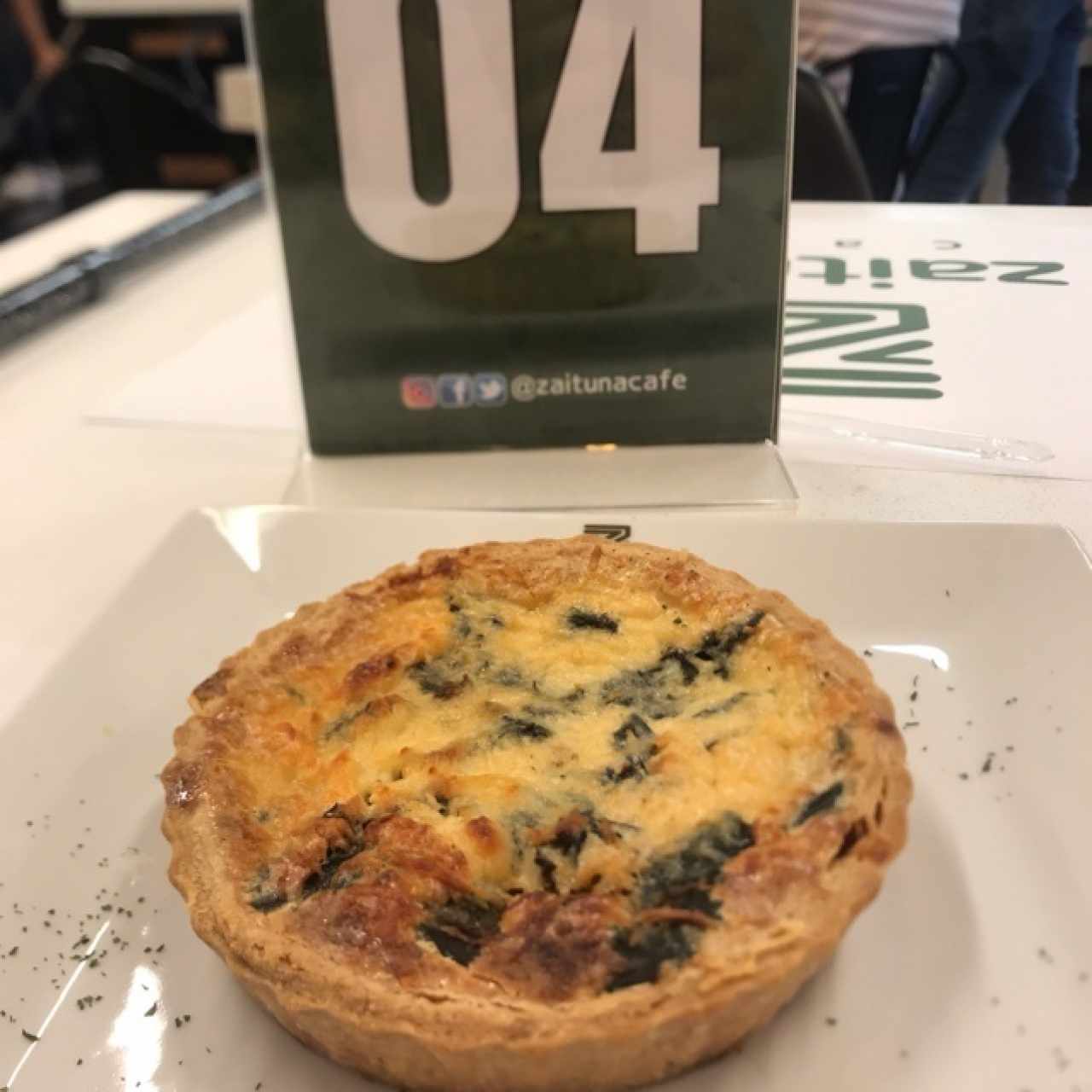quiche de espinacas