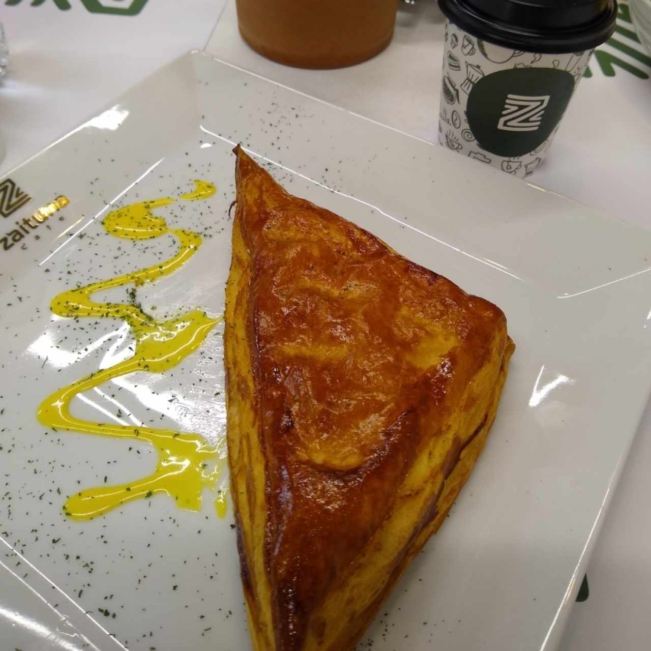 Pastel de pavo y queso
