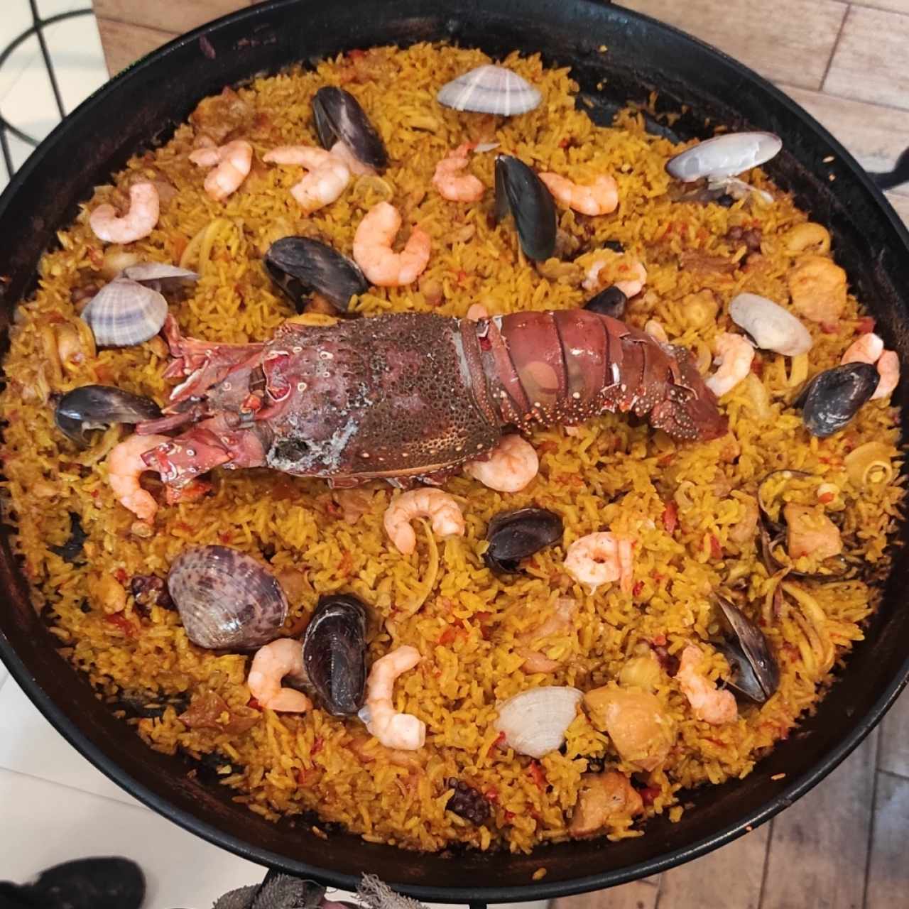 paella para seis 
