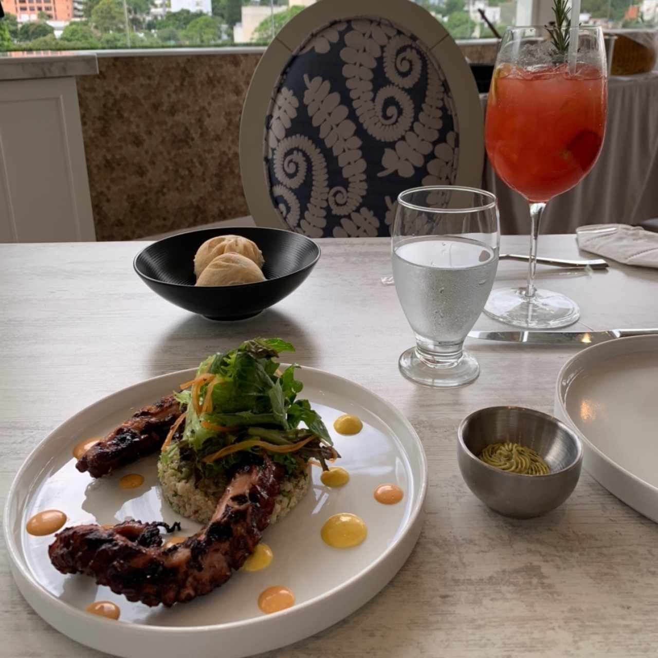 pulpo al grill