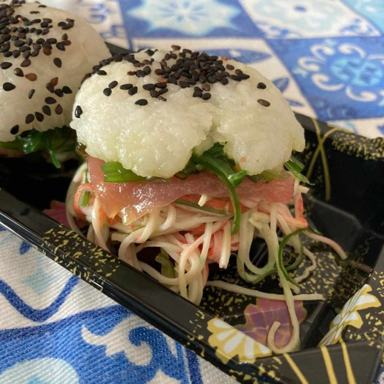 trio de hamburguesas