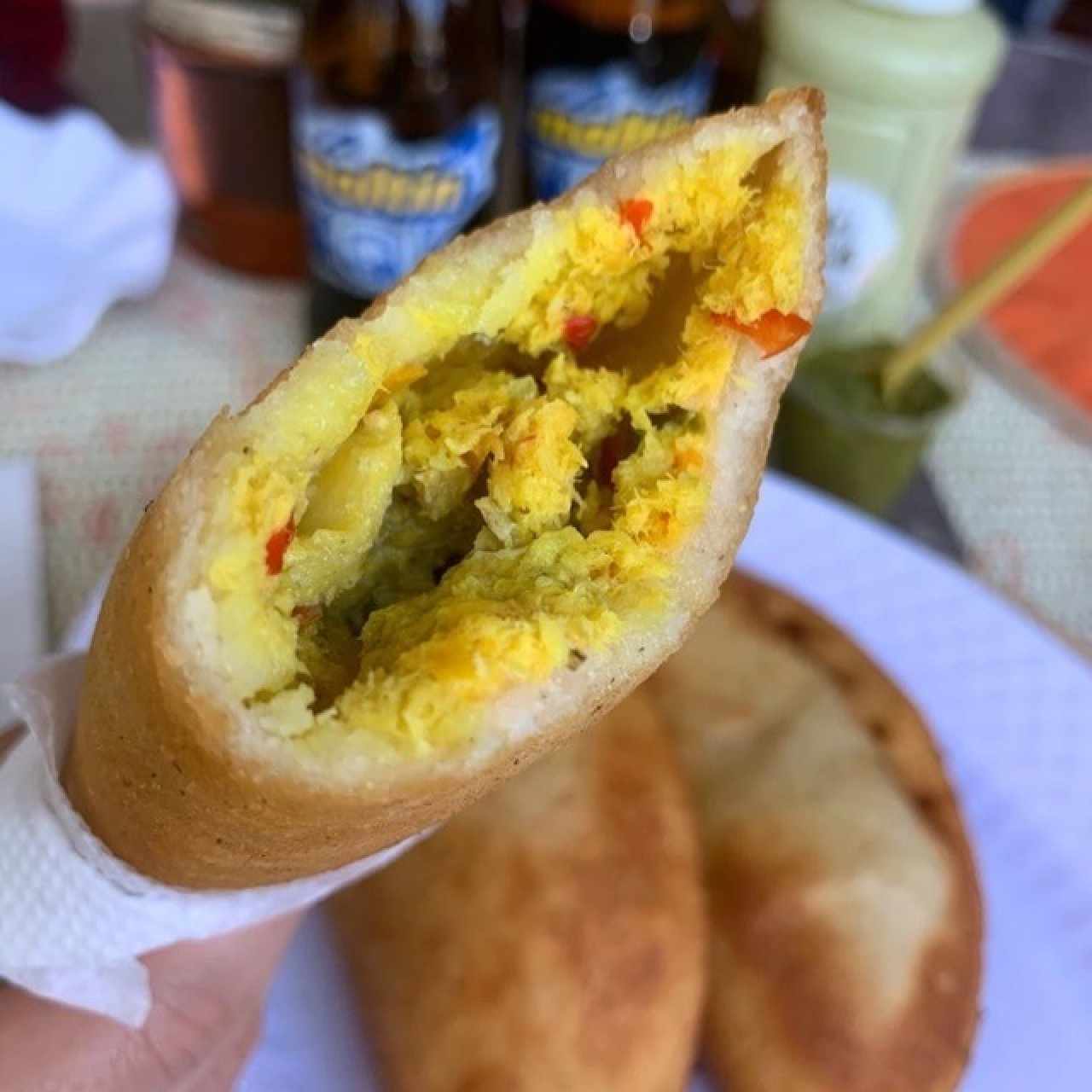 Empanada cazón con queso