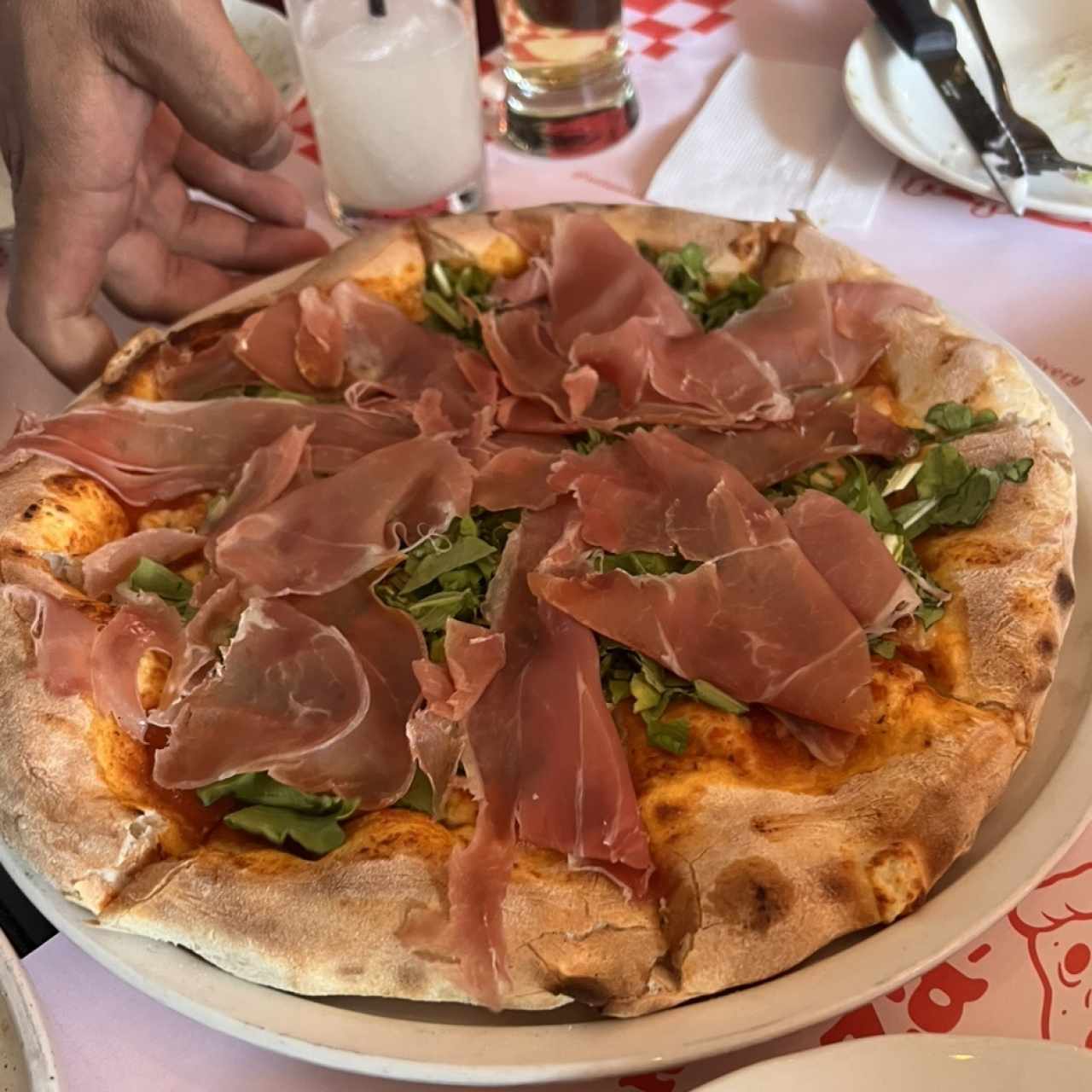Rucula y Jamón Serrano 
