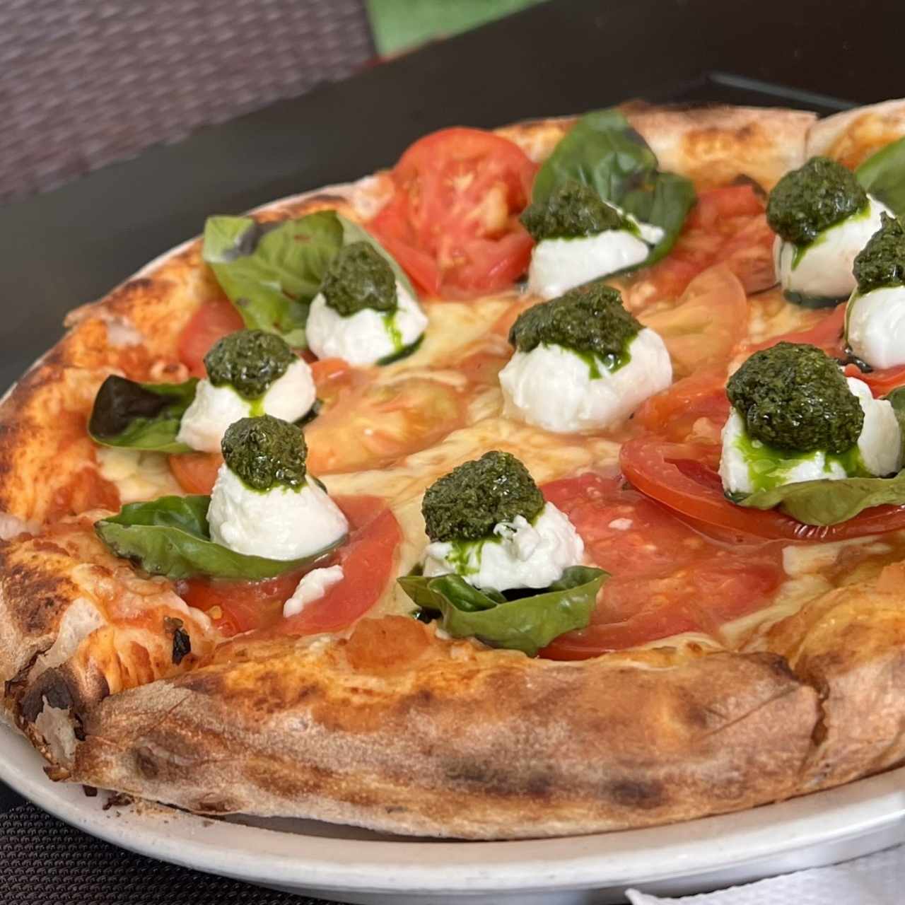 Pizza capresa