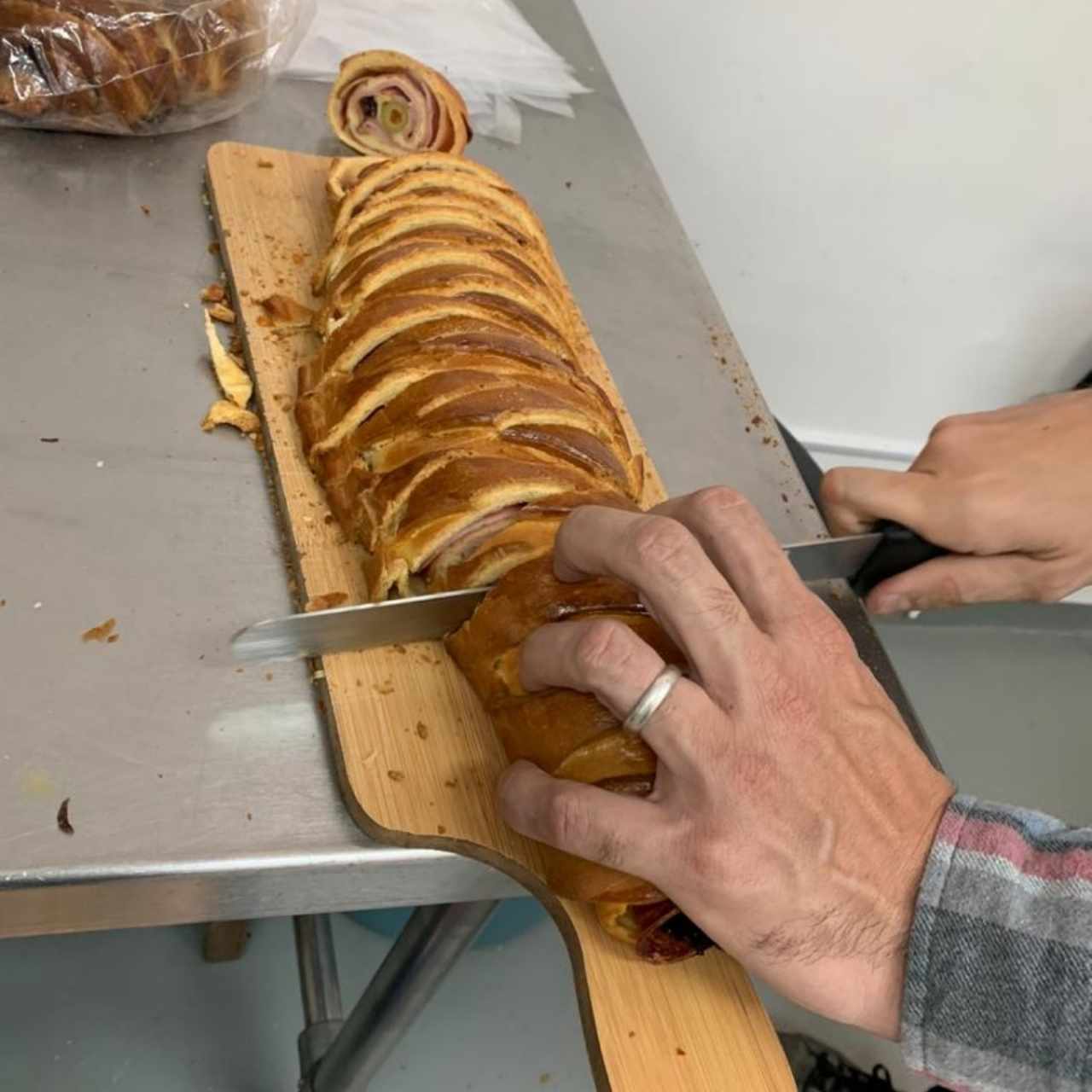 Pan de Jamón, Espectacular, con Pan de Batata