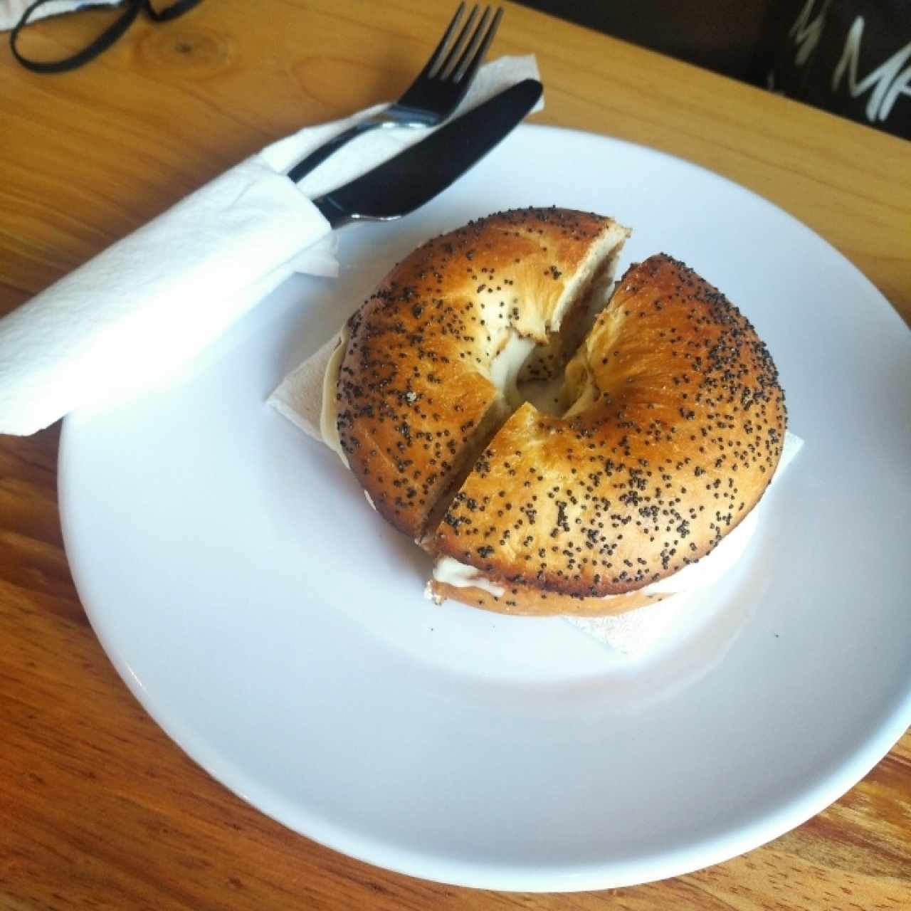 Bagels de queso crema 