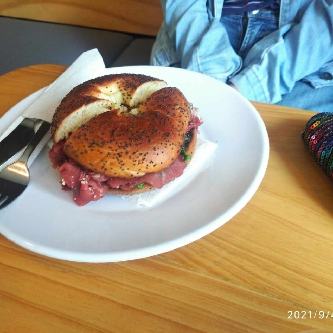 Bagels de carpaccio 