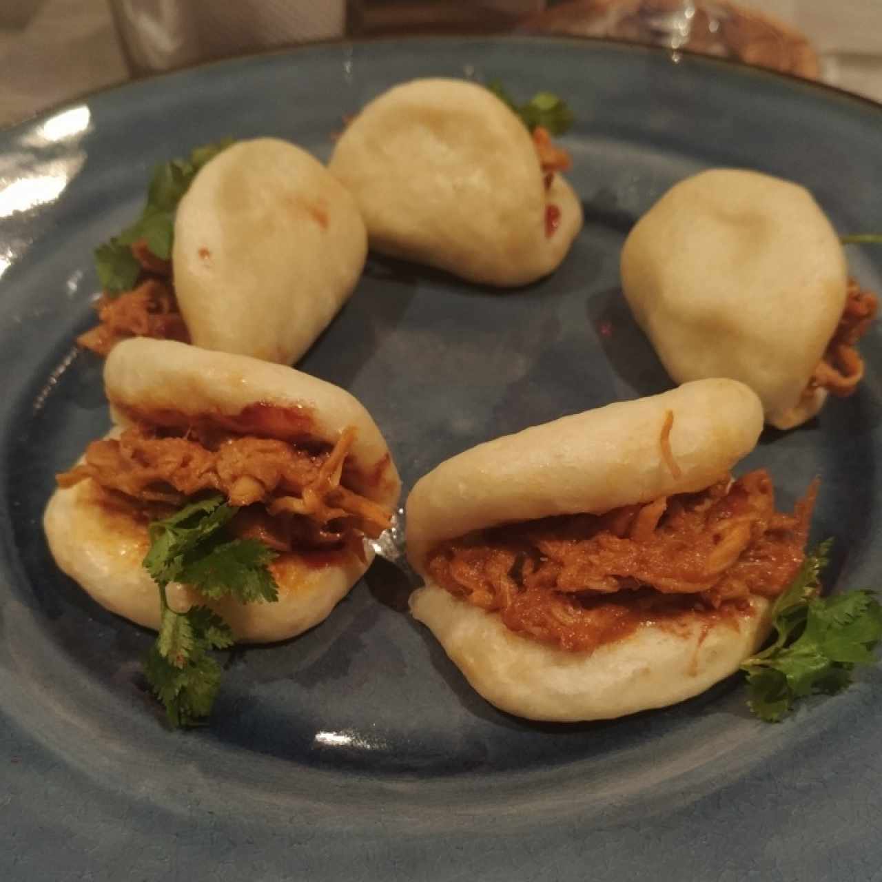Gua-bao relleno de pulled pork