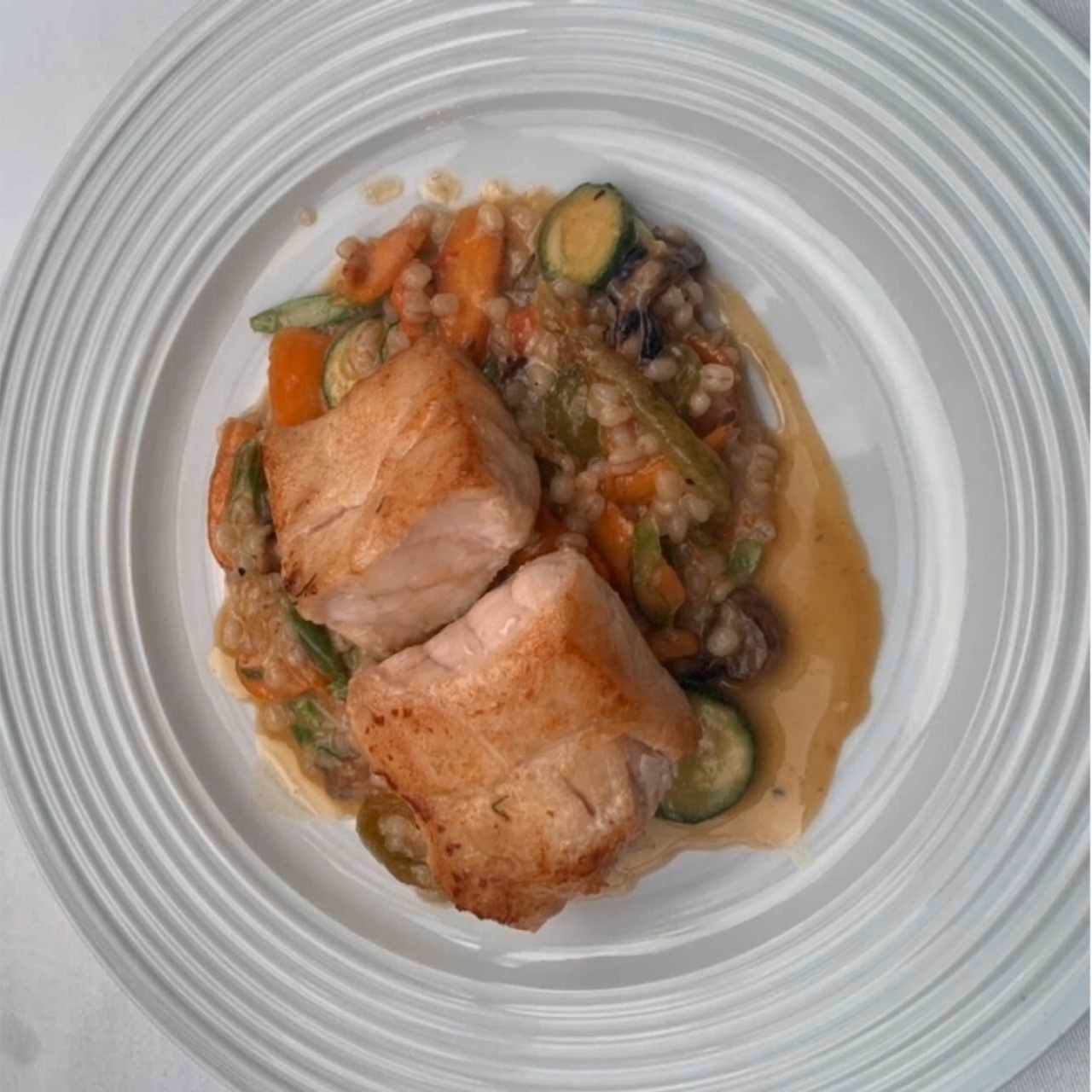 Mero y Risotto de Cebada
