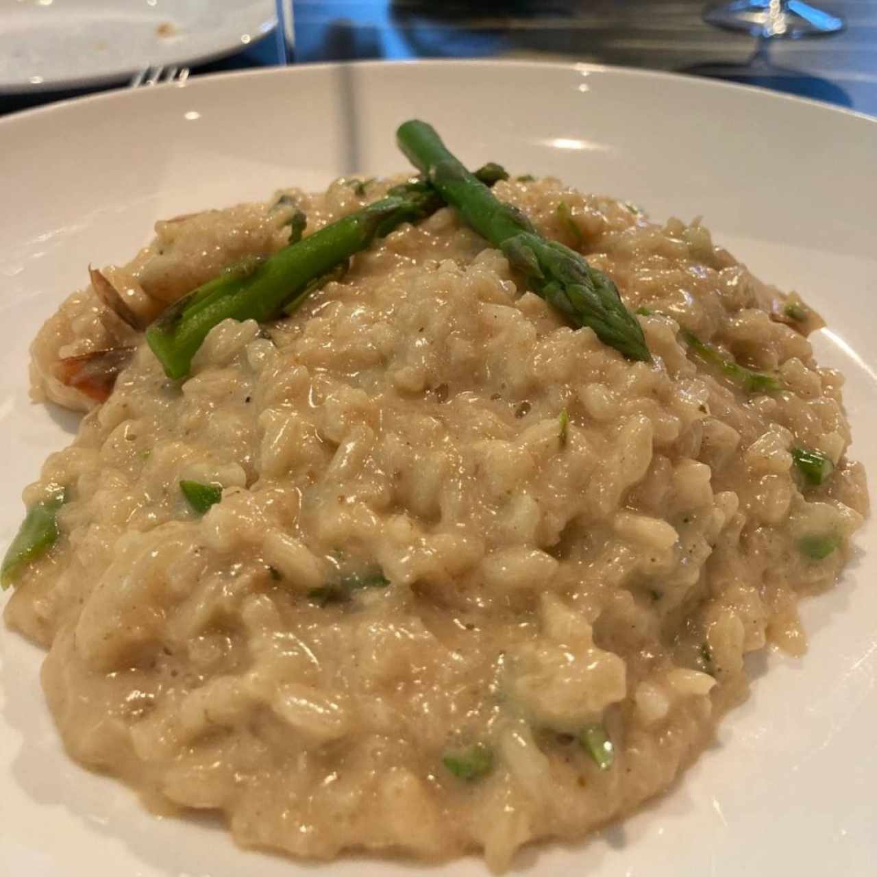 Risotto de langostinos