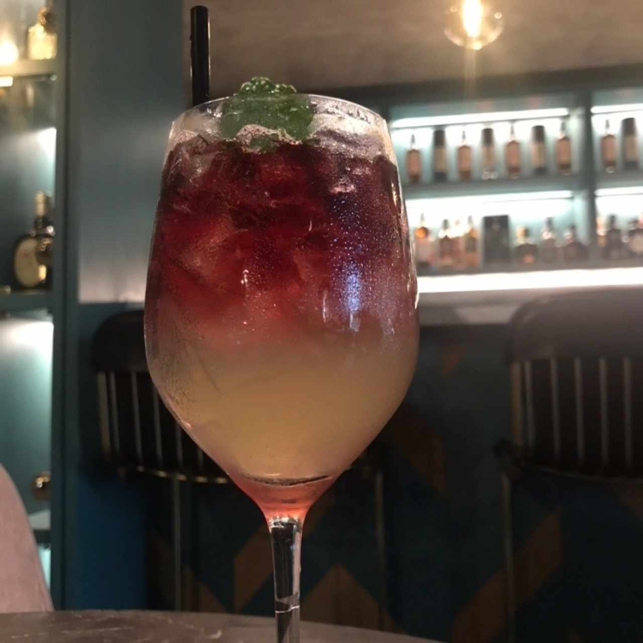 Cóctel - Mojito con vinotinto 