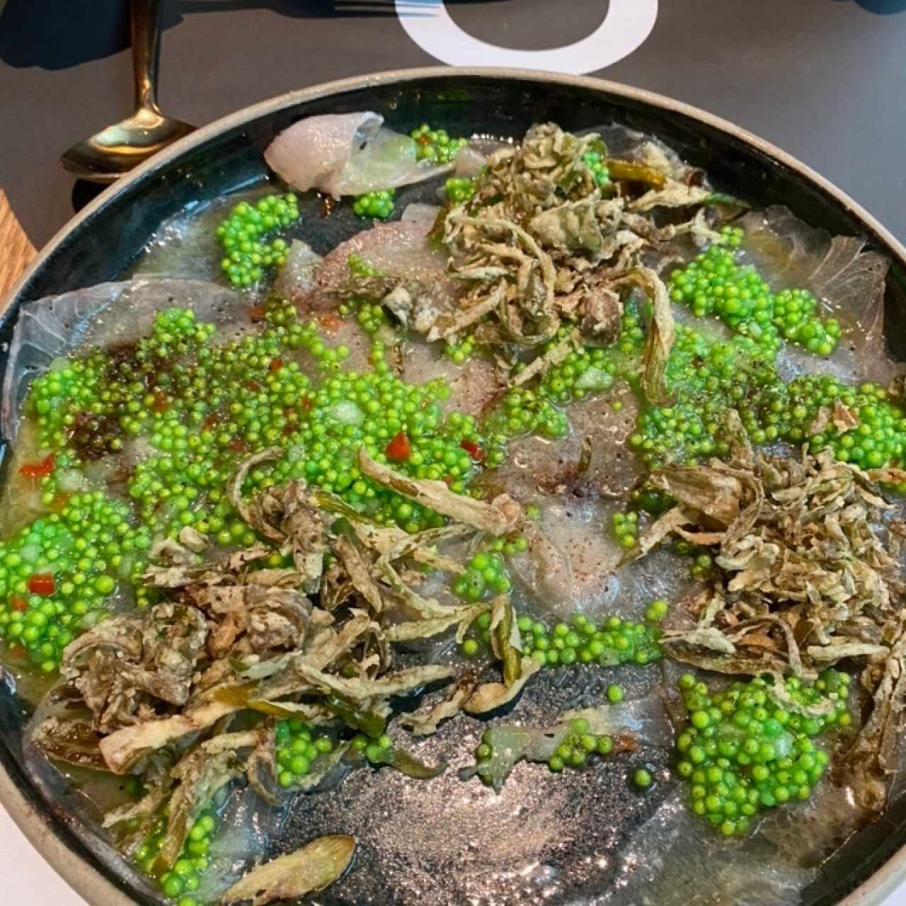 Carpaccio de Pez Blanco