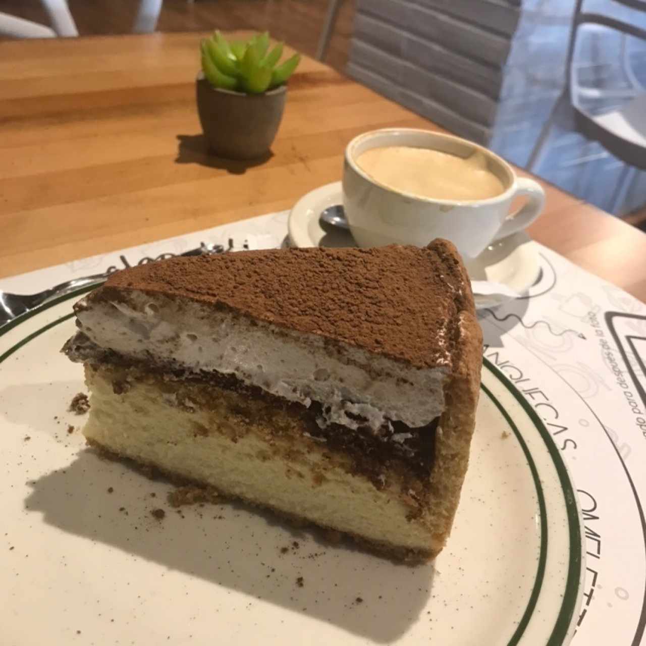 Cheesecake de tiramisú