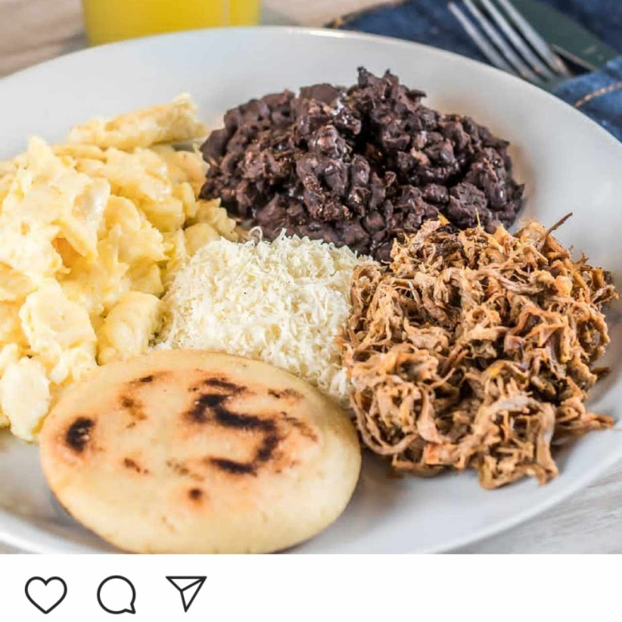 Pabellón excelente sabor y buenas porciones 