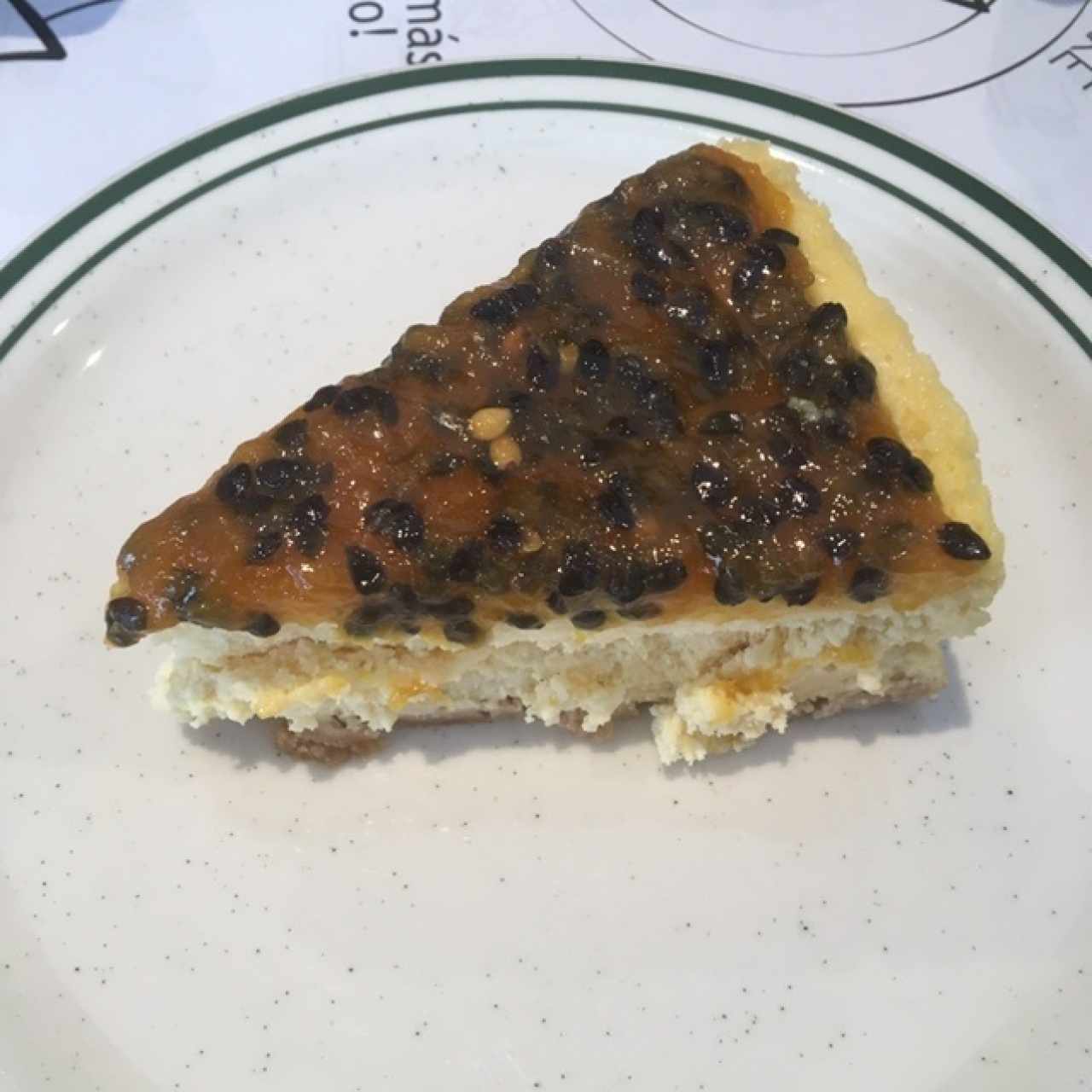 Torta de Queso de Parchita