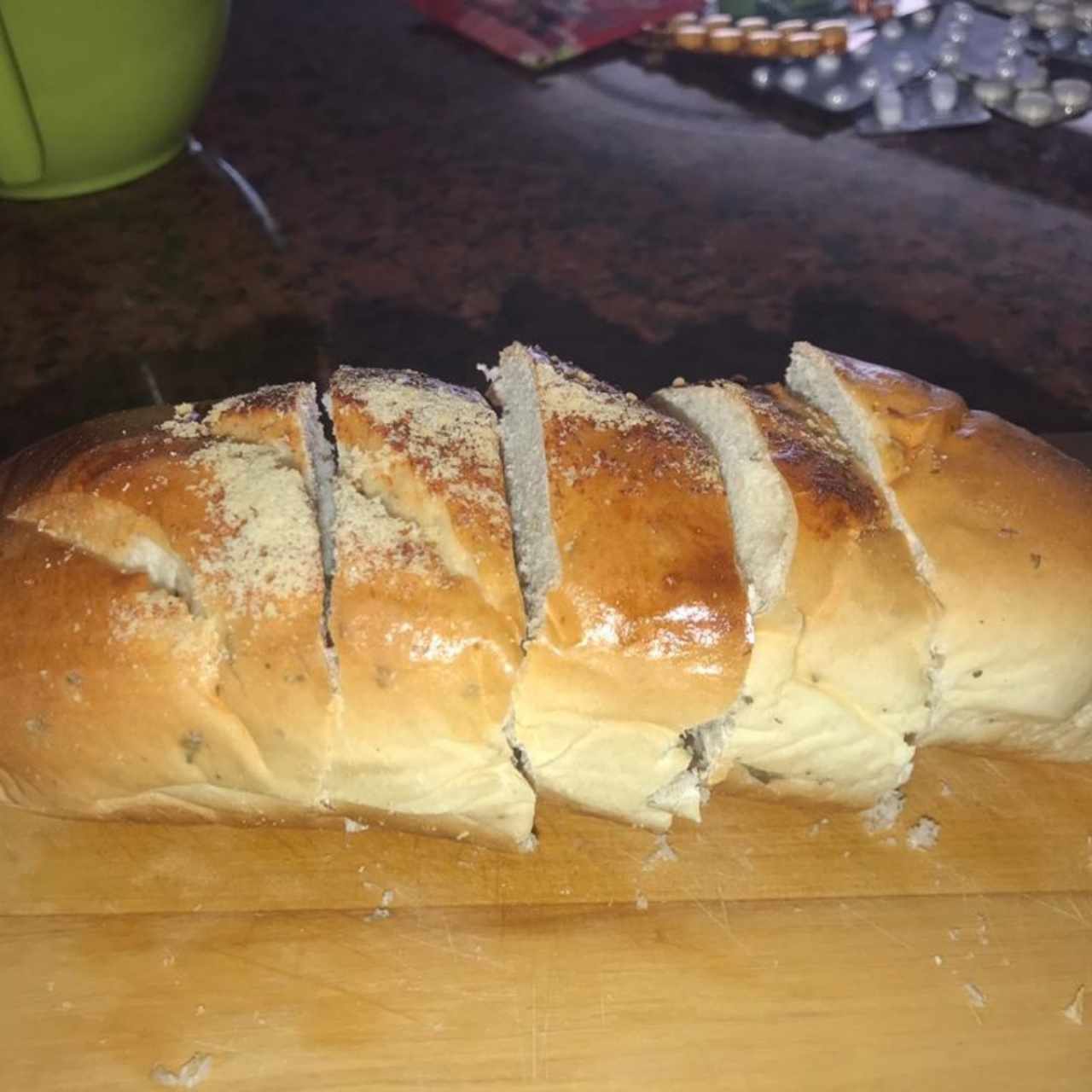 Pan Artesanal. de Oregano y Parmesano, Excelente