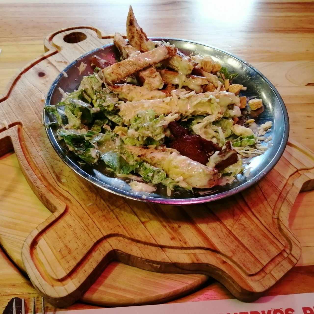 Ensalada Cesar con pollo