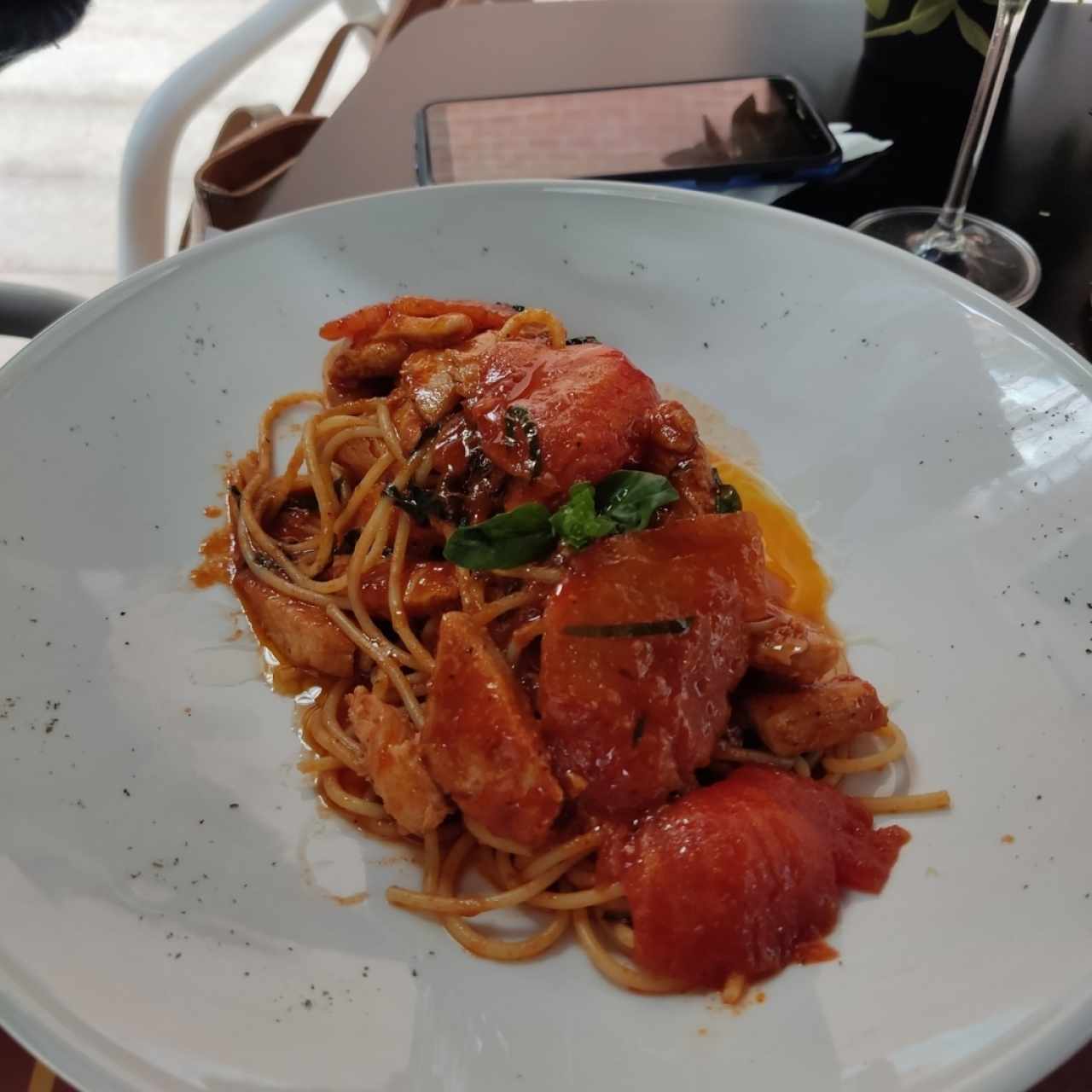 pasta fileto con pollo