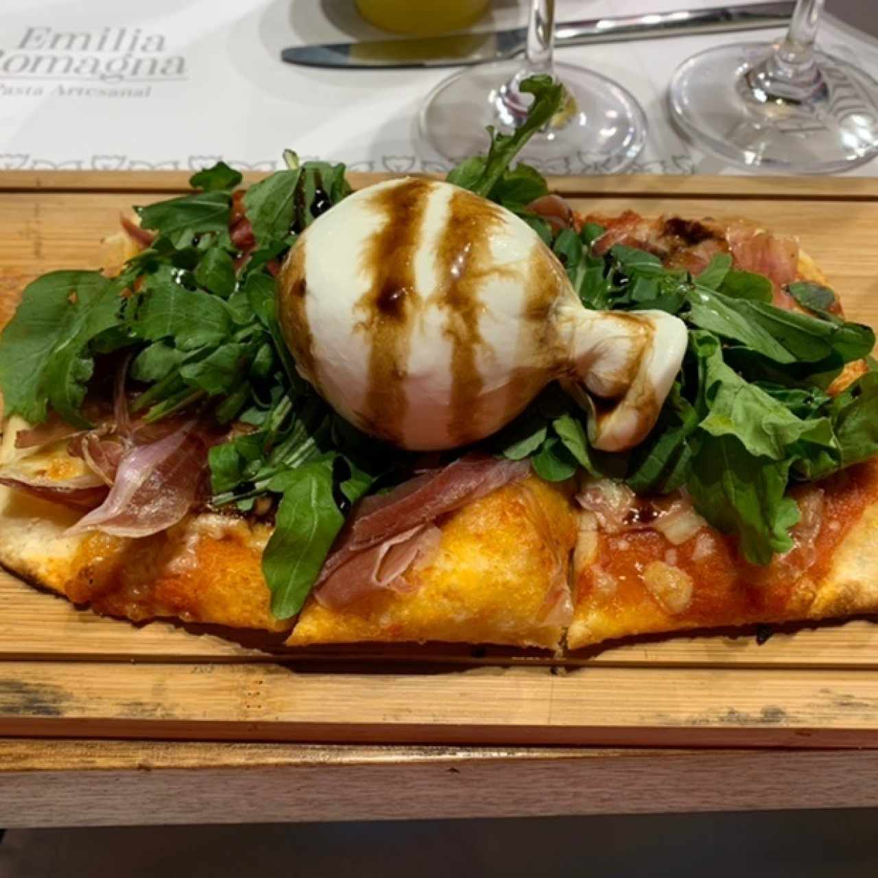 Pizzetta de burrata