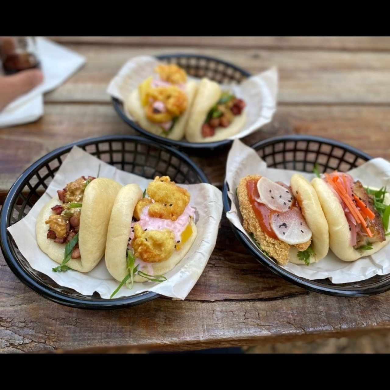 Baos surtidos. 