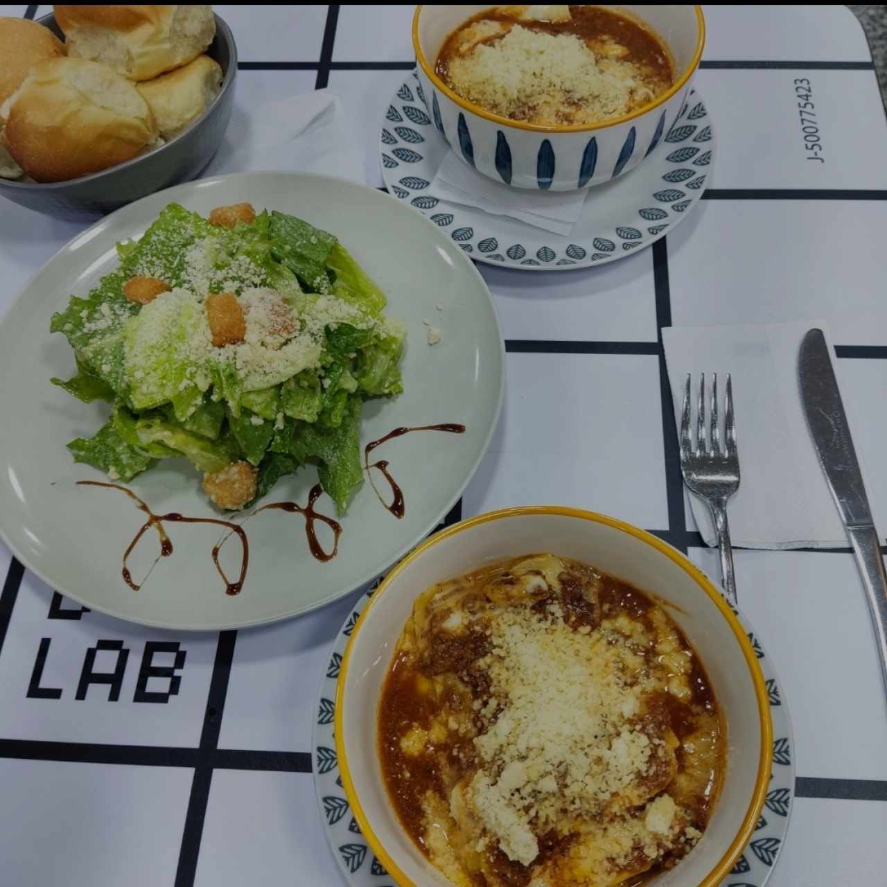 Pasticho y Ensalada César