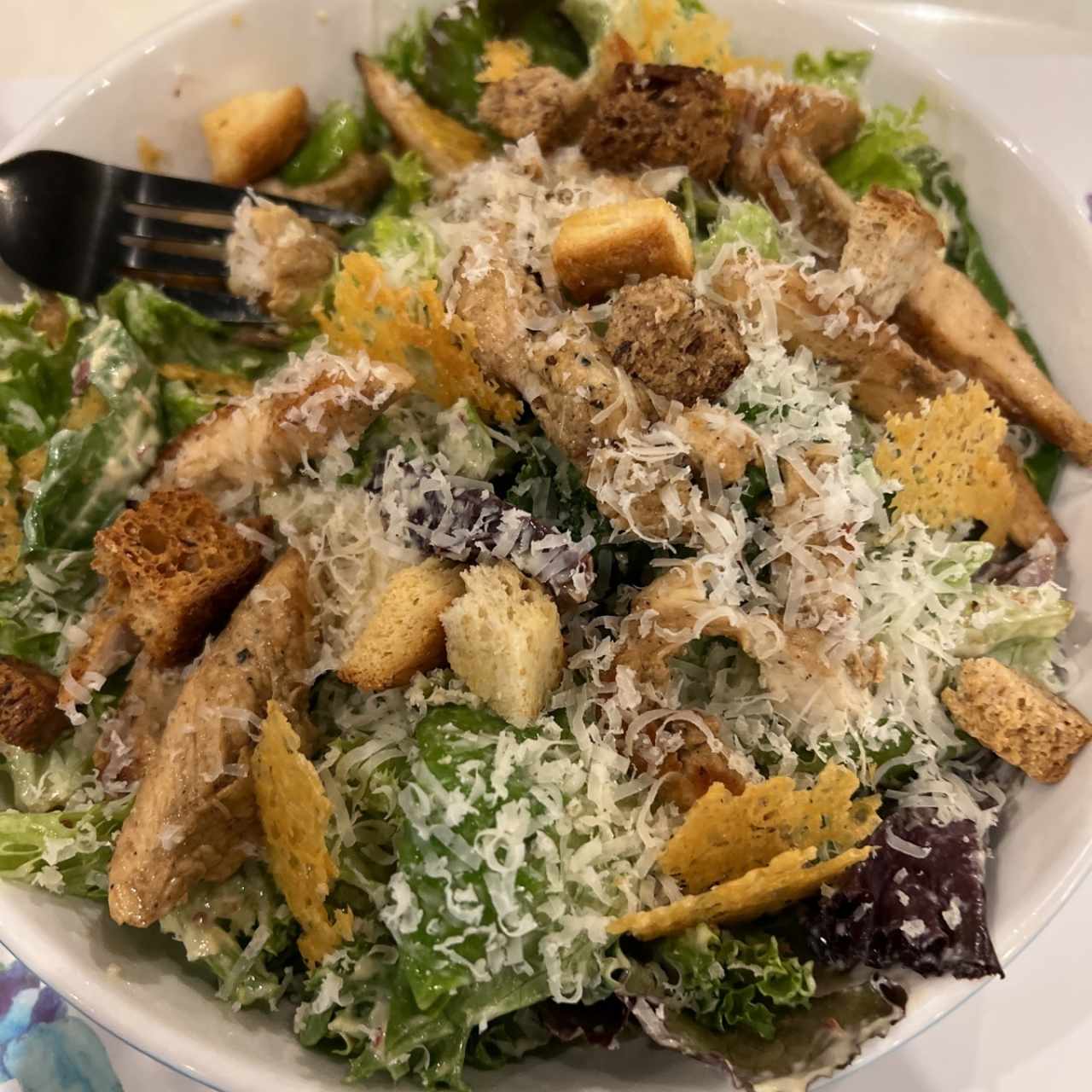 Ensalada césar con pollo 