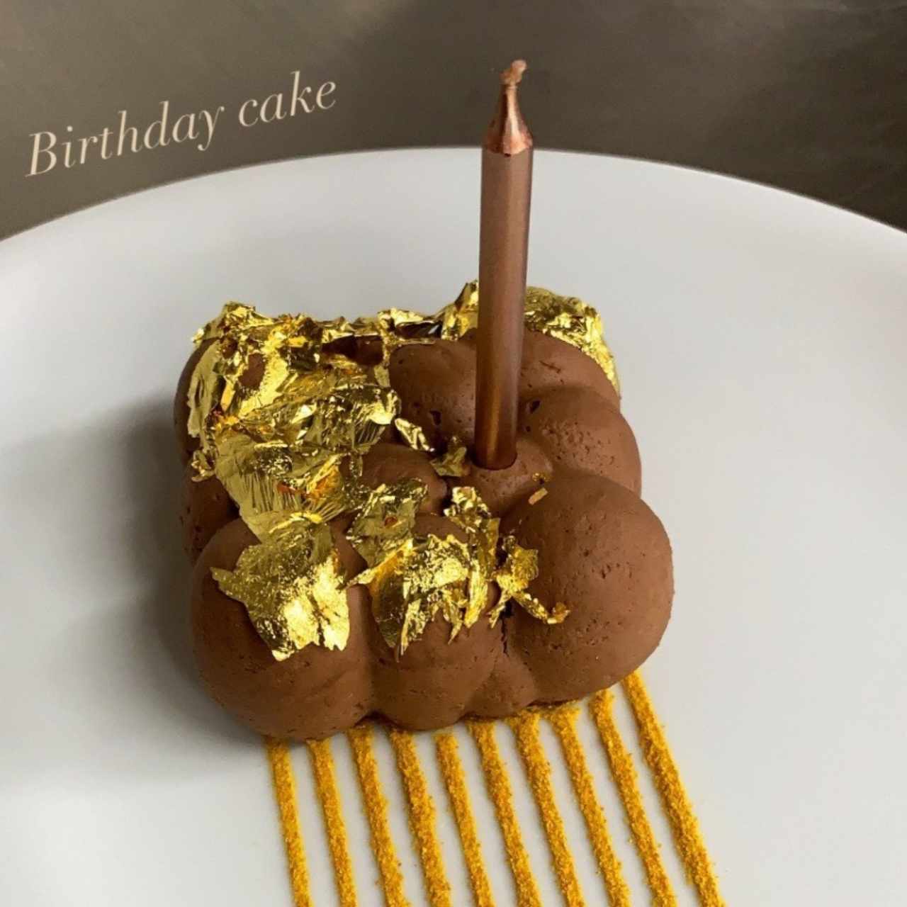 Ultimo plato: Torta de Cumpleaños de cortesía 