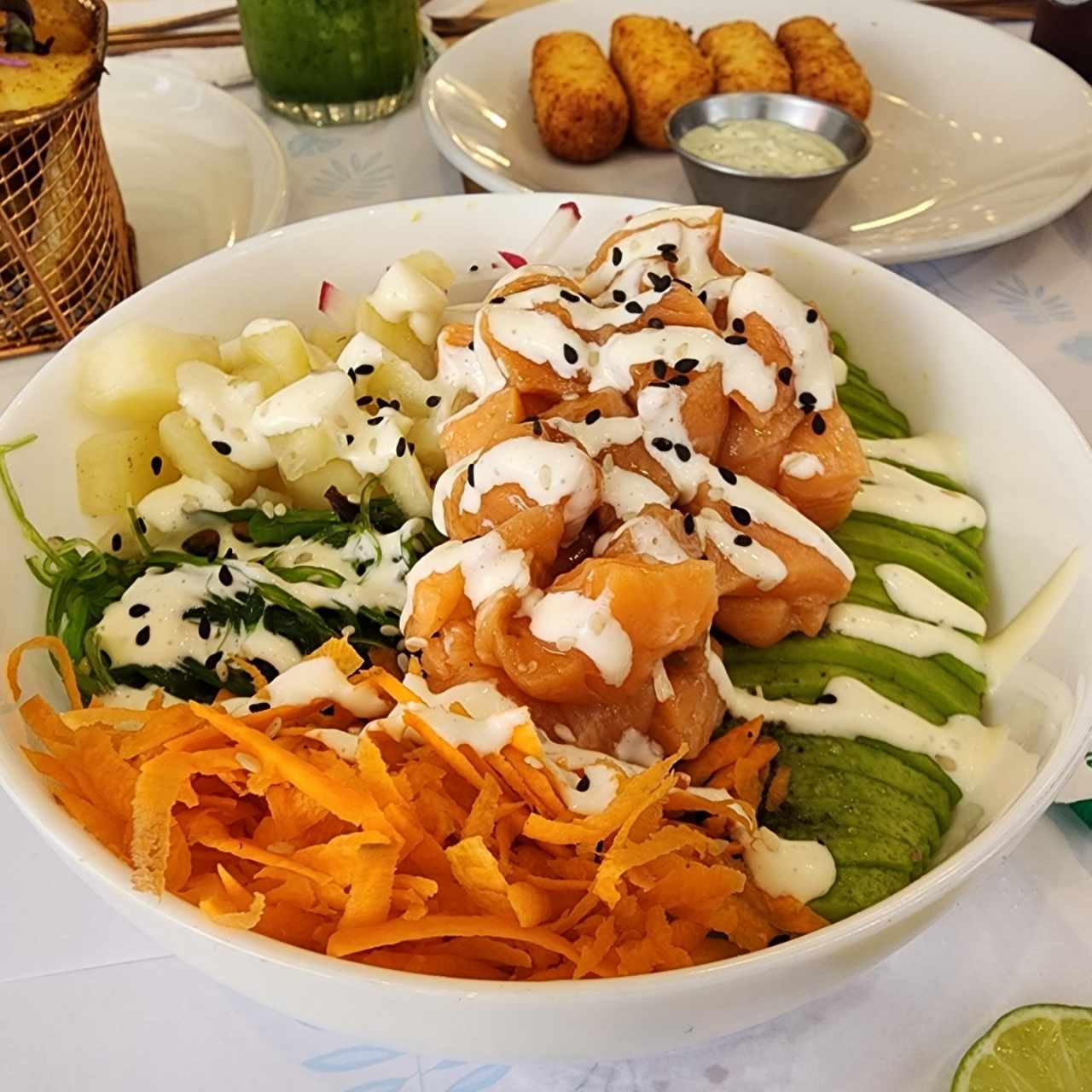 Sweet salmon bowl
