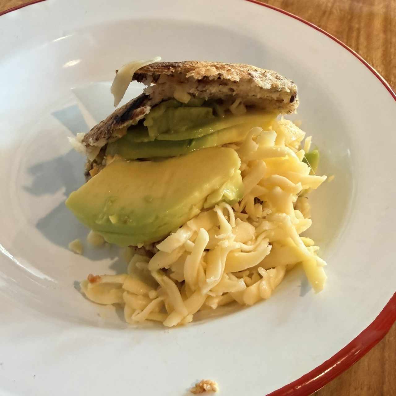 Arepa de perico y gouda