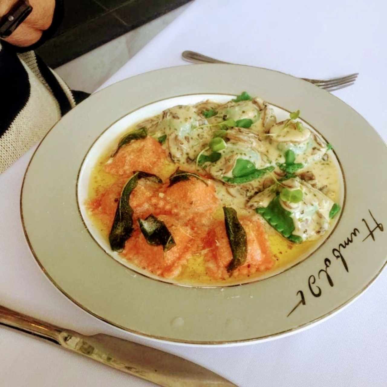 Raviolis? con Auyama y Espinacas