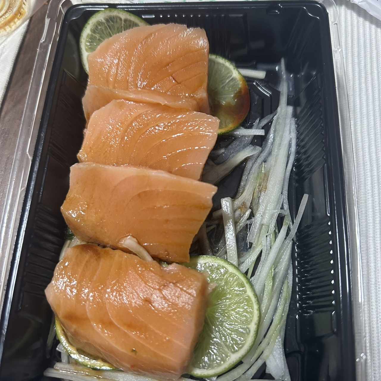 Sashimi de salmon