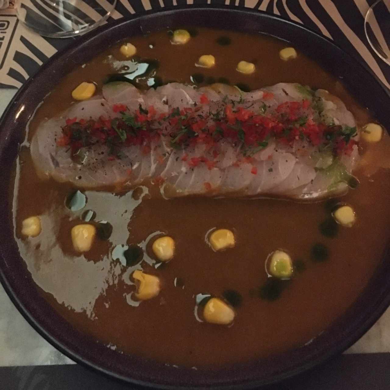 tiraditos de pescado
