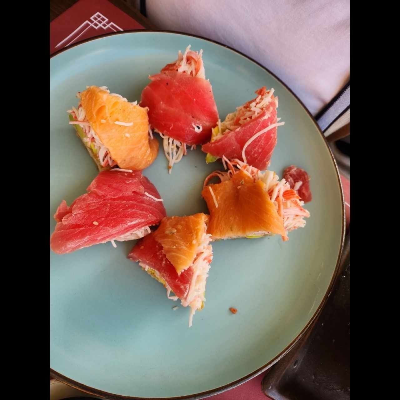 Sushi pizza