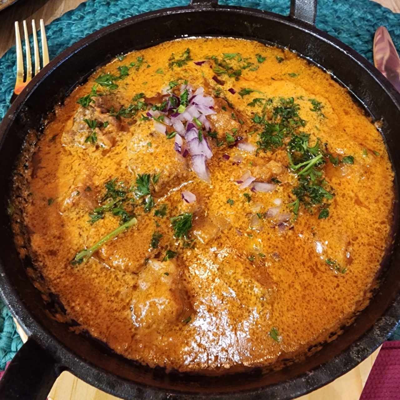 Butter Masala de cordero 