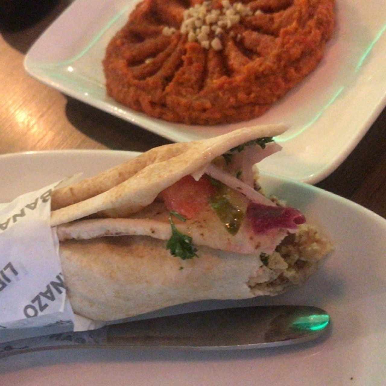 Shawarma de falafel