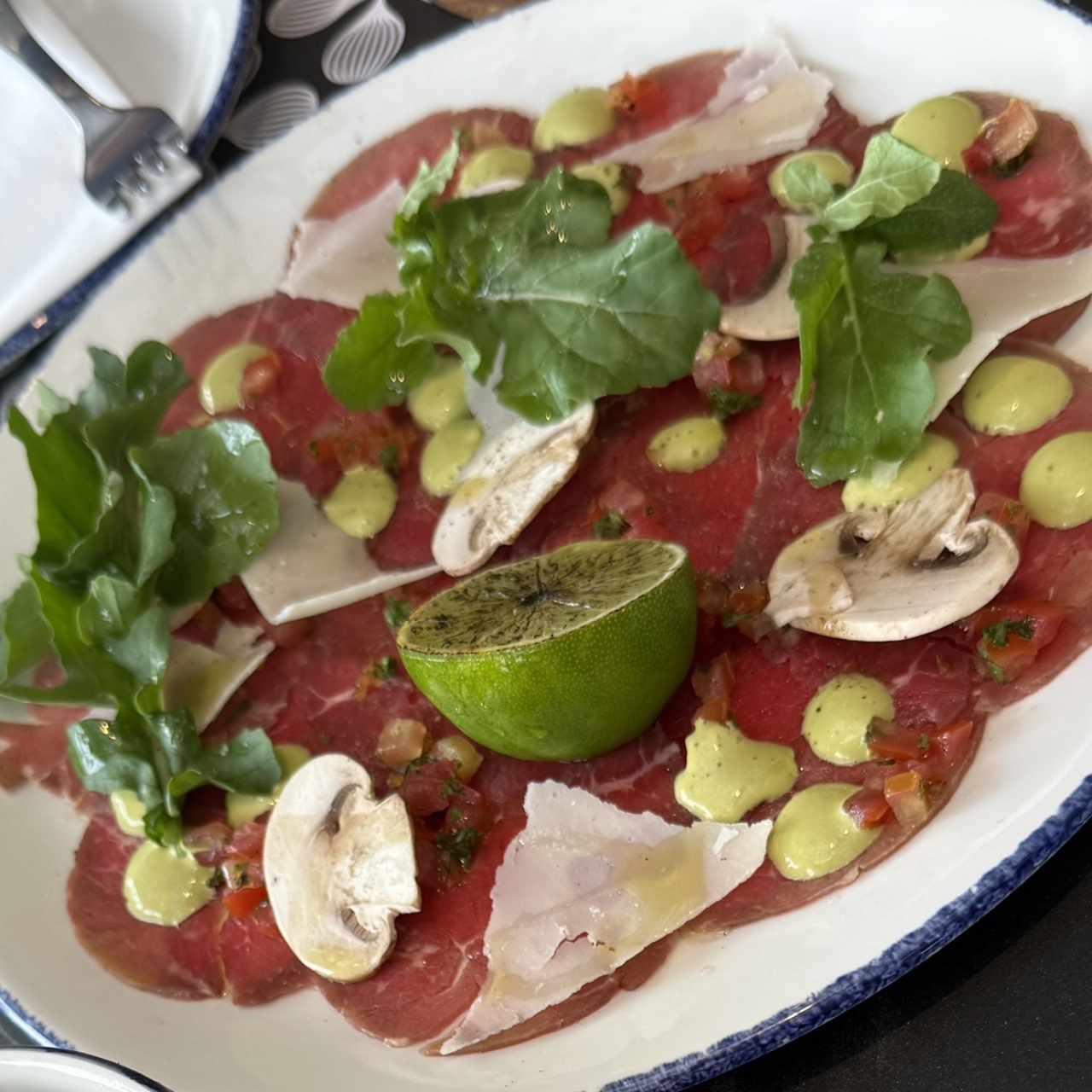 Carpaccio lomito 